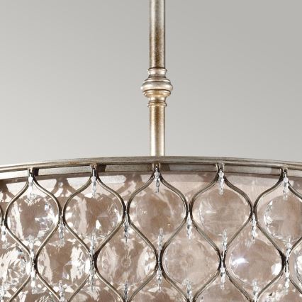 Feiss - Lampadario a sospensione con supporto rigido LUCIA 6xE27/60W/230V