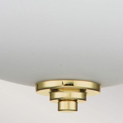 Feiss - Badezimmer-Deckenleuchte MALIBU 2xE27/60W/230V IP44 goldfarben