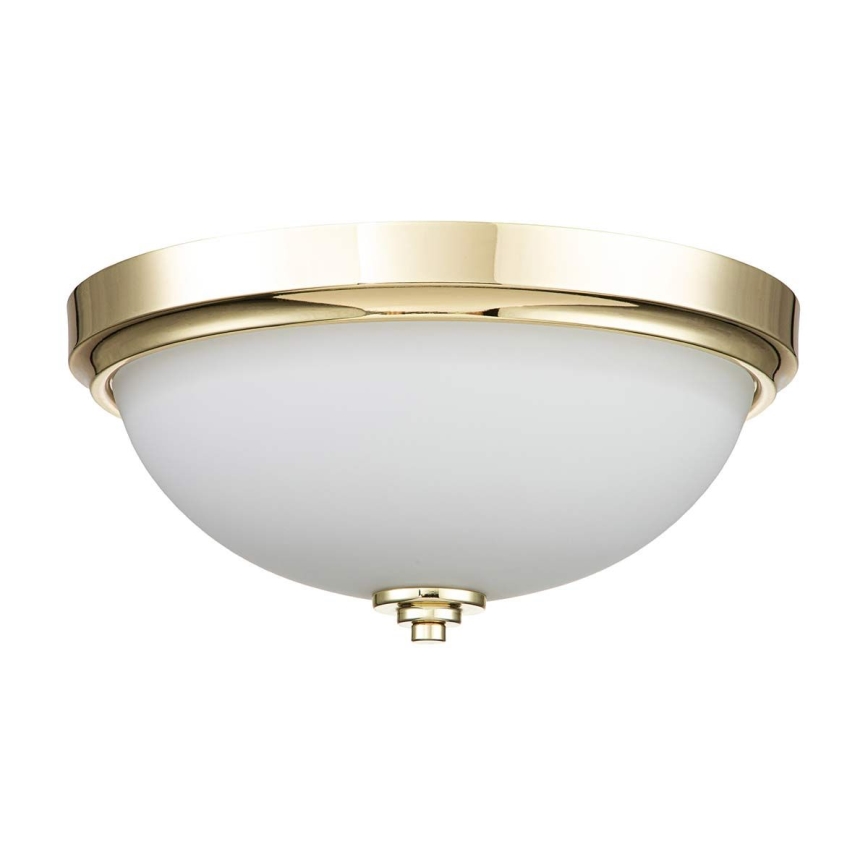 Feiss - Plafoniera da bagno MALIBU 2xE27/60W/230V IP44 dorata