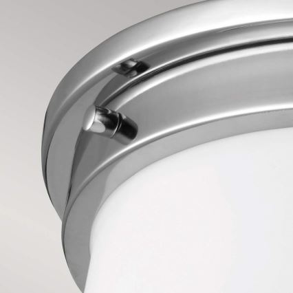 Feiss - Plafoniera da bagno PAYNE 2xE27/60W/230V IP44 cromo opaco