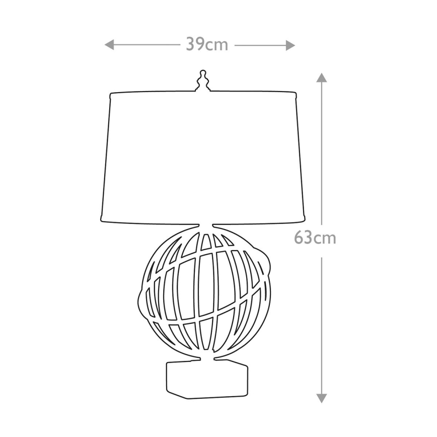 Feiss - Lampada da tavolo SPENCER 1xE27/60W/230V