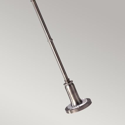 Feiss - Lampada con piedistallo STATEROOM 2xE27/60W/230V argento
