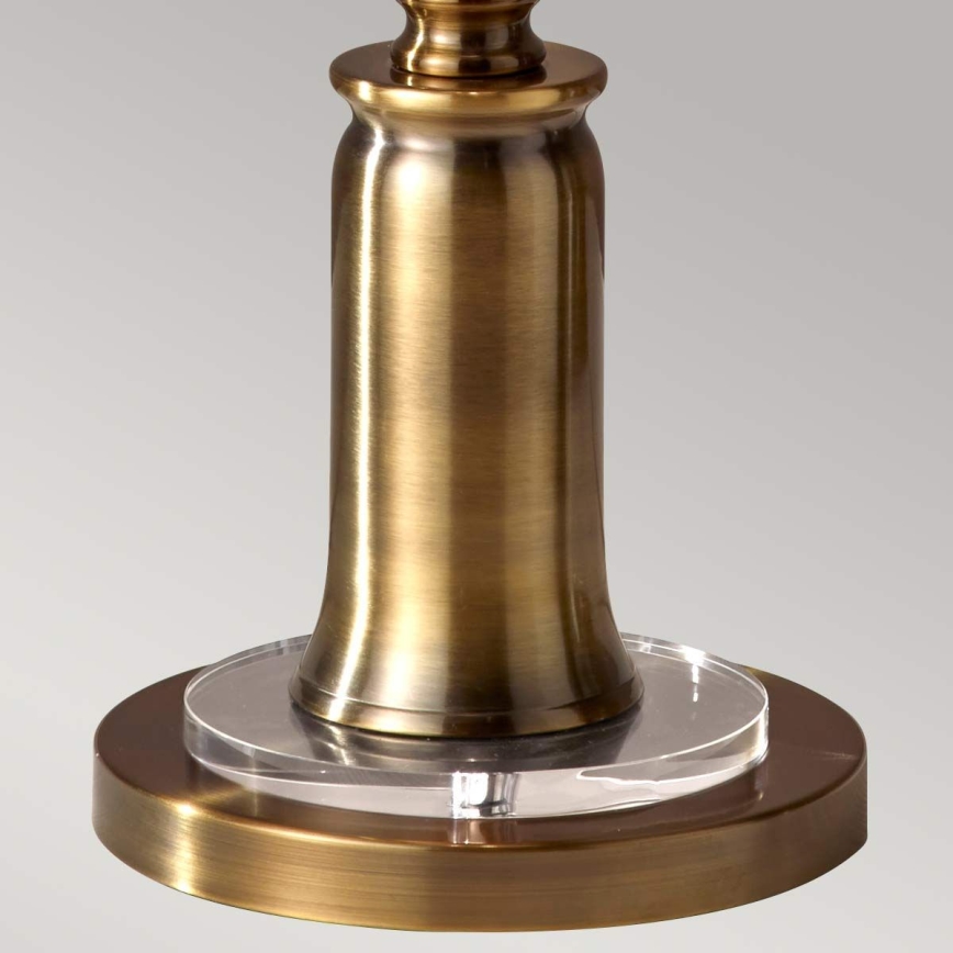 Feiss - Lampada con piedistallo STATEROOM 2xE27/60W/230V ottone