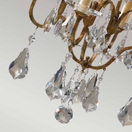 Feiss - Kronleuchter an Kette VALENTINA 4xE14/60W/230V