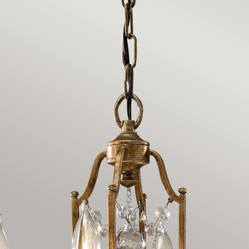 Feiss - Kronleuchter an Kette VALENTINA 4xE14/60W/230V