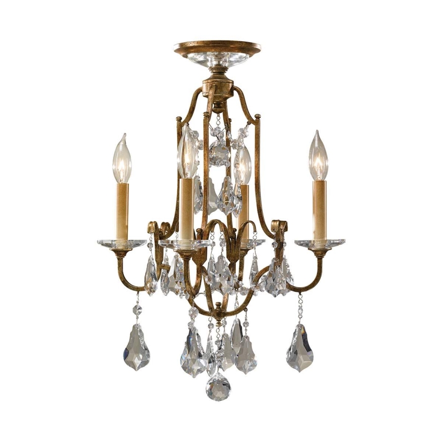 Feiss - Kronleuchter an Kette VALENTINA 4xE14/60W/230V
