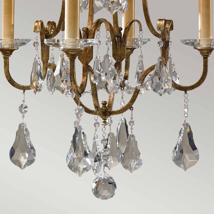 Feiss - Kronleuchter an Kette VALENTINA 4xE14/60W/230V