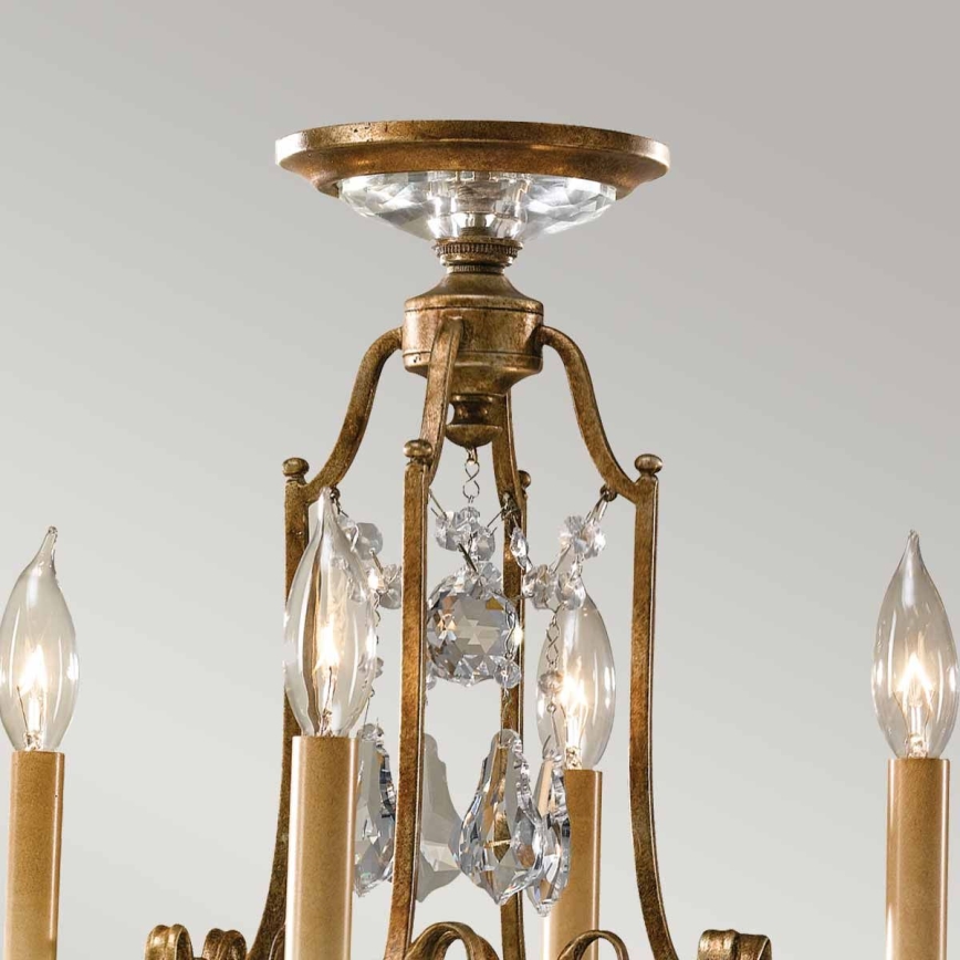 Feiss - Kronleuchter an Kette VALENTINA 4xE14/60W/230V