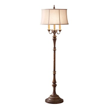Feiss - Lampada con piedistallo GIBSON 4xE27/60W/230V