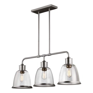 Feiss - Lampadario a sospensione con supporto rigido HOBSON 3xE27/60W/230V