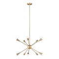 Feiss - LED-Deckenleuchte an Stange JAX 10xG9/3W/230V golden