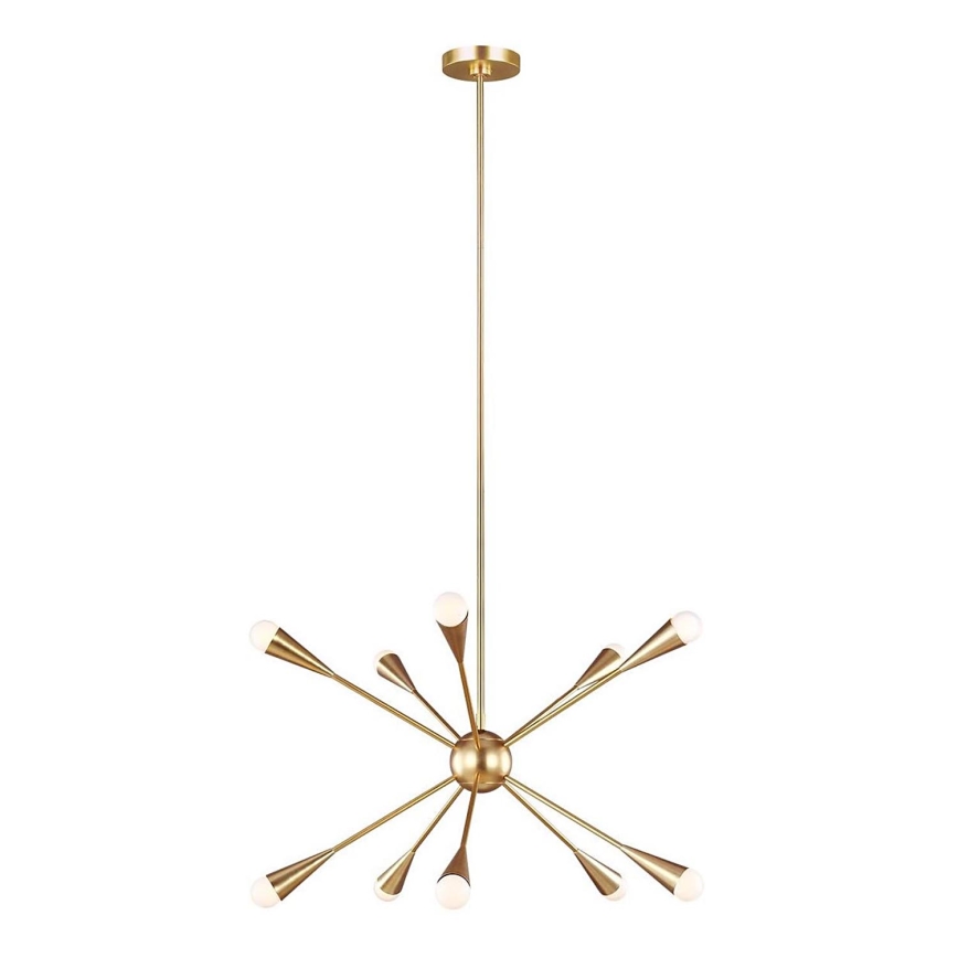 Feiss - LED-Deckenleuchte an Stange JAX 10xG9/3W/230V golden