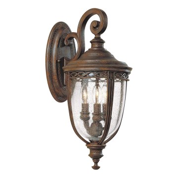 Feiss - Outdoor-Wandleuchte ENGLISH BRIDLE 3xE14/60W/230V IP44