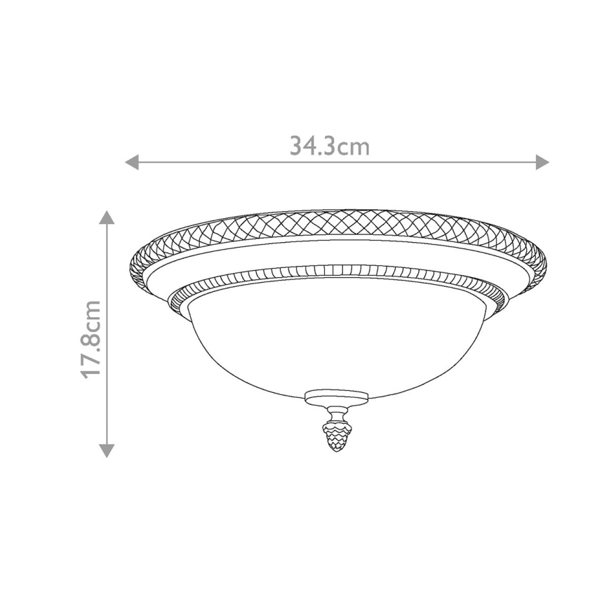 Feiss - Plafoniera KELHAM HALL 2xE27/60W/230V