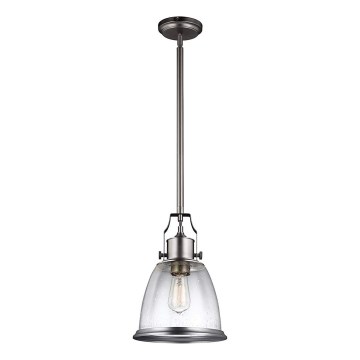 Feiss - Suspension-barre HOBSON 1xE27/60W/230V argent