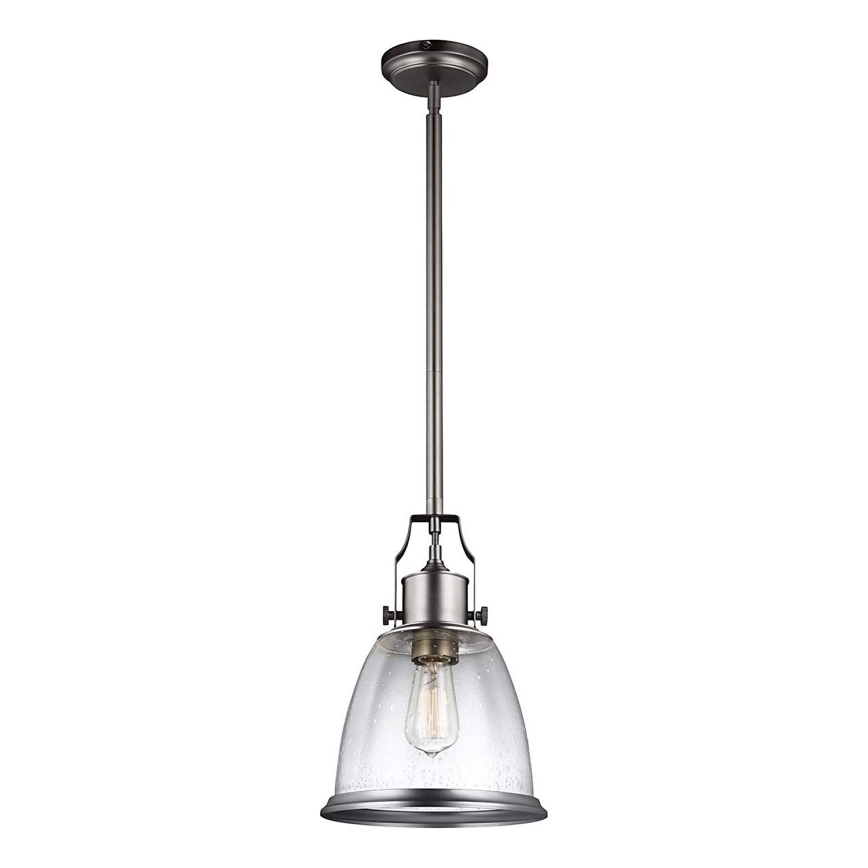 Feiss - Suspension-barre HOBSON 1xE27/60W/230V argent