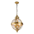 Feiss - Suspension chaîne ADAMS 3xE14/60W/230V doré