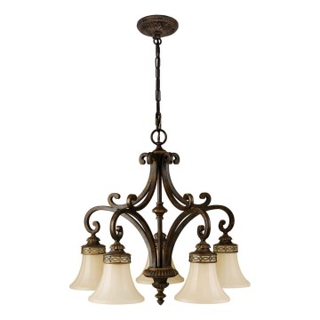 Feiss - Suspension chaîne DRAWING ROOM 5xE27/60W/230V