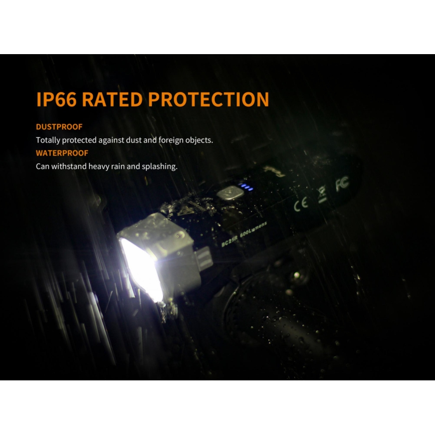 Fenix BC25R - LED Wiederaufladbare Fahrradlampe LED/USB IP66^