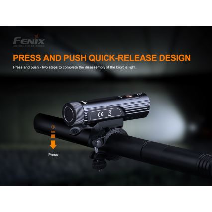 Fenix BC26R - Luce LED ricaricabile per bicicletta LED/USB IP68 1600 lm 65 ore