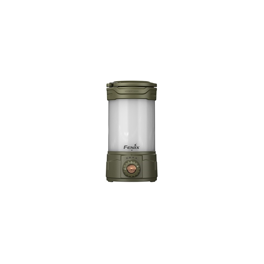 Fenix CL26RPROOLI - Lampe portable rechargeable à intensité variable LED/USB IP66 650 lm 408 h vert