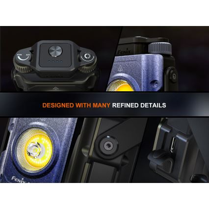 Fenix CL27RGRE - Luce LED dimmerabile ricaricabile LED/USB IP66 1600 lm 285 h