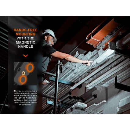 Fenix CL28R - Dimmbarer, aufladbarer LED-Strahler mit Powerbank LED/USB IP66 2000 glänzend 360 h 10000 mAh