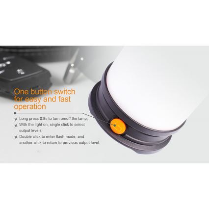 Fenix CL30R - Lampada portatile ricaricabile a LED LED/USB/6xCR123A IPX7 650 lm 300 h 2600 mAh