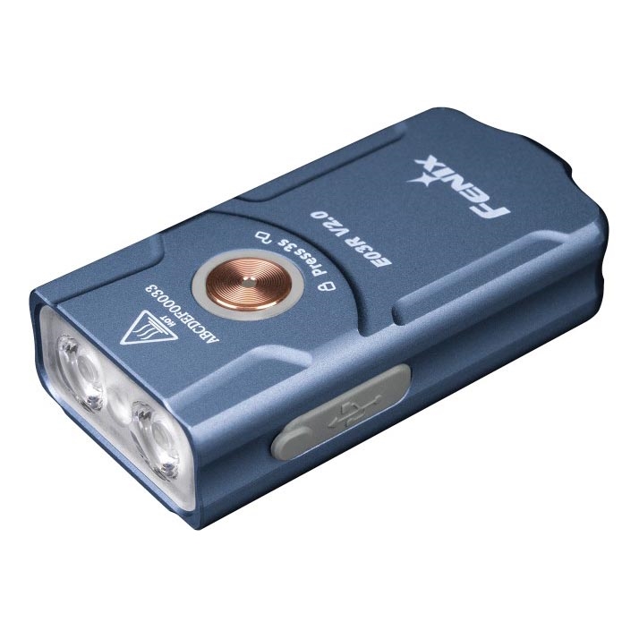 Fenix E03RV20BLU - Aufladbare LED-Taschenlampe LED/USB IP66 500 lm 30 h