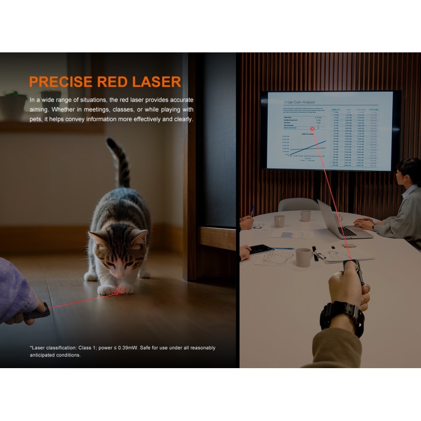 Fenix E06RGRY - Dimmbare, aufladbare LED-Taschenlampe UV LED/USB IP66 700 glänzend 60 h 750 mAh grau