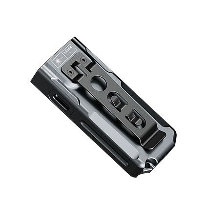 Fenix E06RGRY - Lampe torche rechargeable à intensité variable UV LED/USB IP66 700 lumens 60 h 750 mAh gris