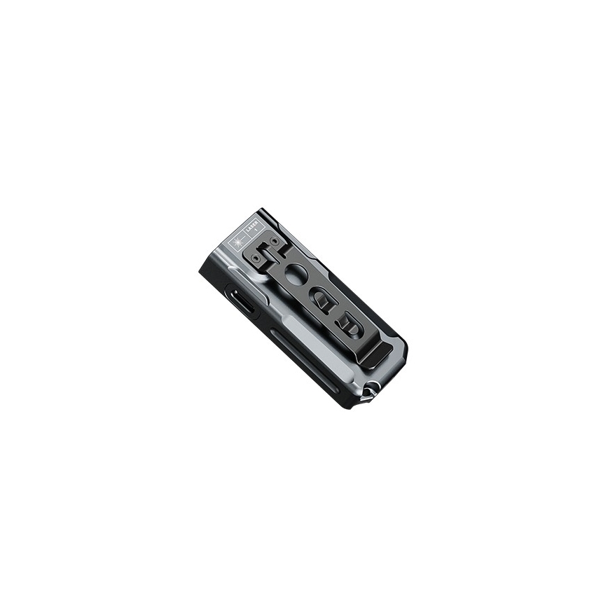 Fenix E06RGRY - Torcia elettrica ricaricabile LED dimmerabile LED/USB IP66 700 lucido 60 h grigio