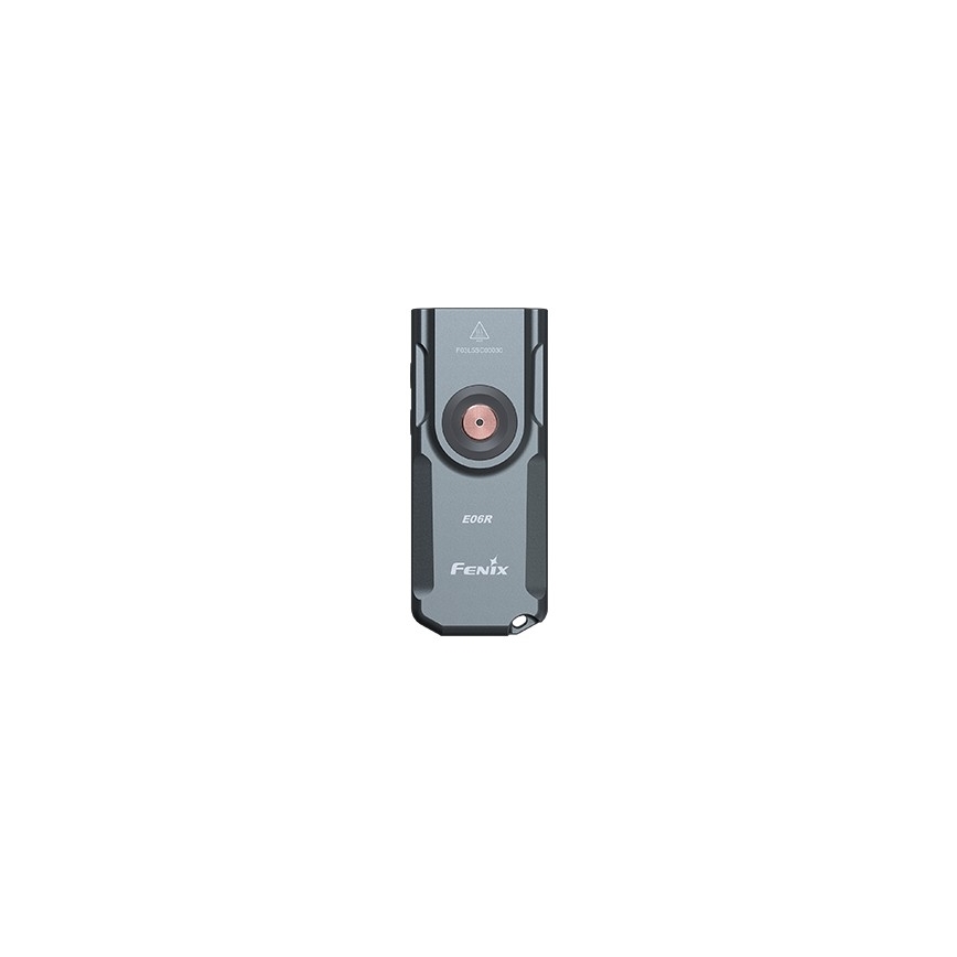 Fenix E06RGRY - Torcia elettrica ricaricabile LED dimmerabile LED/USB IP66 700 lucido 60 h grigio