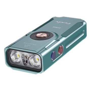 Fenix E06RTKS-LED Torcia ricaricabile dimmerabile LED/USB IP66 700 turchese lucido