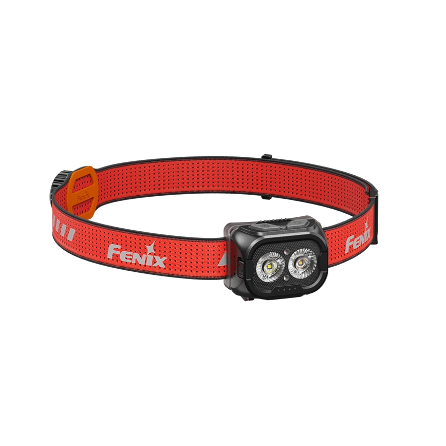 Fenix HL18RTV20BLC - LED Dimmerabile ricaricabile lampada da testa LED/USB IP66 800 lm 160 h nero/arancione