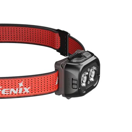 Fenix HL18RTV20BLC - LED Dimmerabile ricaricabile lampada da testa LED/USB IP66 800 lm 160 h nero/arancione