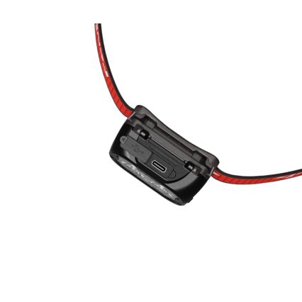 Fenix HL18RTV20BLC - LED Dimmerabile ricaricabile lampada da testa LED/USB IP66 800 lm 160 h nero/arancione