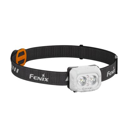 Fenix HL18RTV20WHT - LED Dimmerabile ricaricabile lampada da testa LED/USB IP66 800 lucente 160 h bianco/nero
