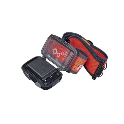 Fenix HL32RTBLCK - Lampada frontale LED ricaricabile LED/USB IP66 800 lm 300 h nero/arancione