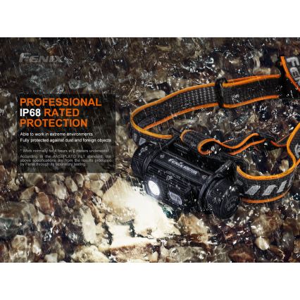 Fenix HM70R - Lampe frontale rechargeable 4xLED/1x21700 IP68 1600 lm 800 hrs
