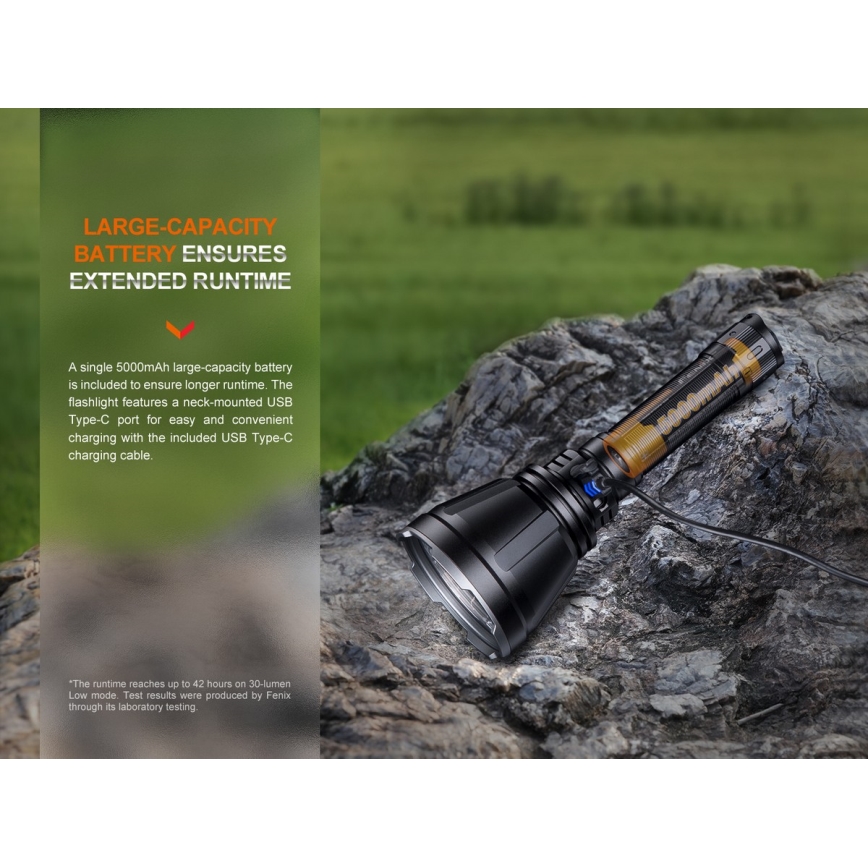 Fenix HT18R - Lampe torche à intensité variable rechargeable LED/1x21700 IP68 2800 lm 42 h 5000 mAh