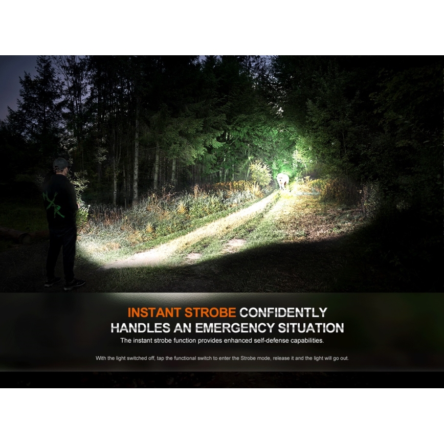 Fenix HT18R - Lampe torche à intensité variable rechargeable LED/1x21700 IP68 2800 lm 42 h 5000 mAh