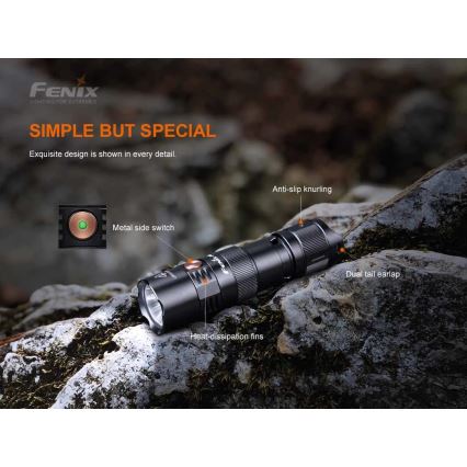 Fenix PD25R - Lampe torche rechargeable LED/1xCR123A IP68 800 lm 70 h