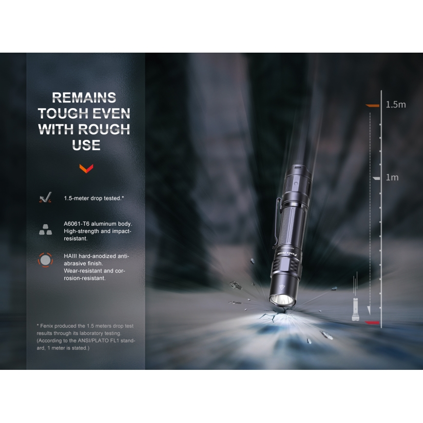 Fenix PD35R – Wiederaufladbare LED-Taschenlampe LED/USB IP68 1700 lm 100 h