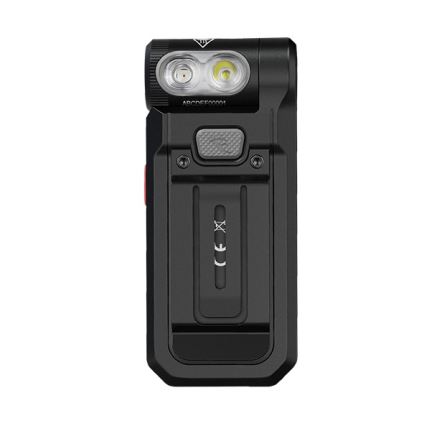 Fenix SW05RREDBLC - Lampe torche à intensité variable rechargeable LED/USB IPX6 150 lm 49 h noir