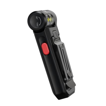 Fenix SW05RREDBLC - Lampe torche à intensité variable rechargeable LED/USB IPX6 150 lm 49 h noir