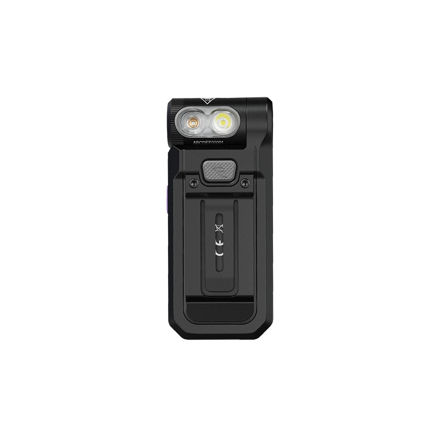 Fenix SW05RUVBLC - Dimmbare, aufladbare LED-Taschenlampe LED/USB IPX6 150 lm 49 h schwarz