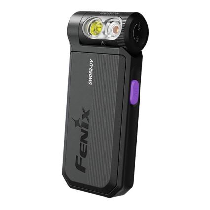Fenix SW05RUVBLC - Dimmbare, aufladbare LED-Taschenlampe LED/USB IPX6 150 lm 49 h schwarz