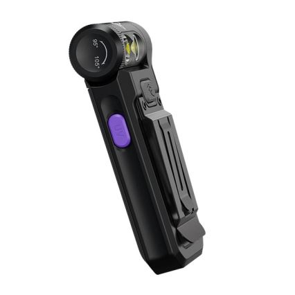 Fenix SW05RUVBLC - Lampe torche à intensité variable rechargeable LED/USB IPX6 150 lm 49 h noir