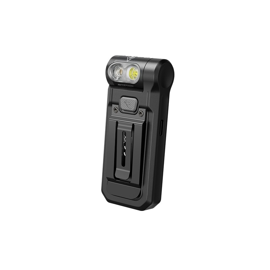 Fenix SW05RUVBLC - LED Dimmerabile ricaricabile torcia LED/USB IPX6 150 lm 49 h 700 mAh nero